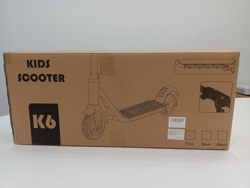 Escroll elektromos roller gyerekeknek 6+ - LED, Bluetooth, állítható magasság