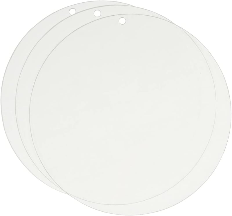 Medalion Rotund Transparent din Acril EH Design cu Orificiu - Material de Bază Decorativ Artizanal pentru Confecționare Bijuterii
