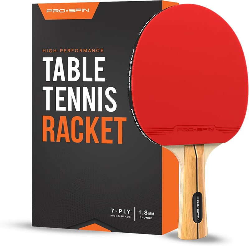 PRO-SPIN Prémium Pingpongütő Szett 4 Ütővel, 3 Csillagos Labdákkal és Táskával