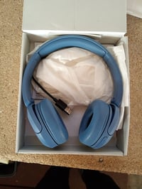 Căști on-ear wireless Bluetooth Sony WH-CH520, Albastru, autonomie 50 ore — perniță bentiță ruptă (stare: vezi poza 2) 2