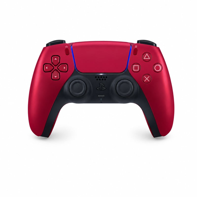 PlayStation DualSense vezeték nélküli kontroller PS5-höz - Volcanic Red (Deep Earth) — bal joystick driftel (állapot: lásd a 2. képet)