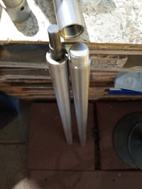 Bară de dans la bară Yaheetech, înălțime reglabilă 225-274,5 cm, diametru 45 mm, statică și rotativă, oțel inoxidabil, capacitate max. 200 kg, argintiu mat 4