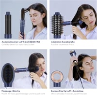 PARWIN PRO 5 az 1-ben MaxAIR ionos hajformázó szett, kék - hajszárító, meleglevegős kefe, göndörítő 3