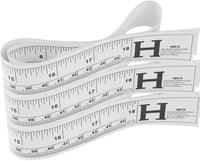 Mein HERZ 90 cm-es öntapadós mérőszalag szett varráshoz, 3 db-os 1