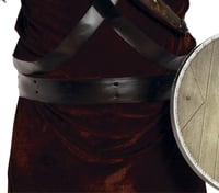 Viking király jelmez férfiaknak - középkori harcos kosztüm farsangra, M-es méret 5