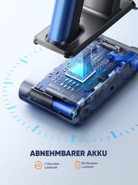 Buture Pro BP10 Akkumulátoros Porszívó, 33000PA/450W, Intelligens Auto Mód, Érintőkijelző, 55 Perc Üzemidő, Kisállat Szőr Eltávolító, 1,5L P 4
