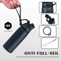 Fjbottle mágneses zárású rozsdamentes acél kulacs 400-1000ml - BPA-mentes, szénsavas italokhoz 3