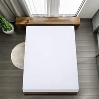 Utopia Bedding Gumis Lepedő 120x190 cm Fehér Mikroszálas Mély Zseb - Small Double / 4ft, White 2