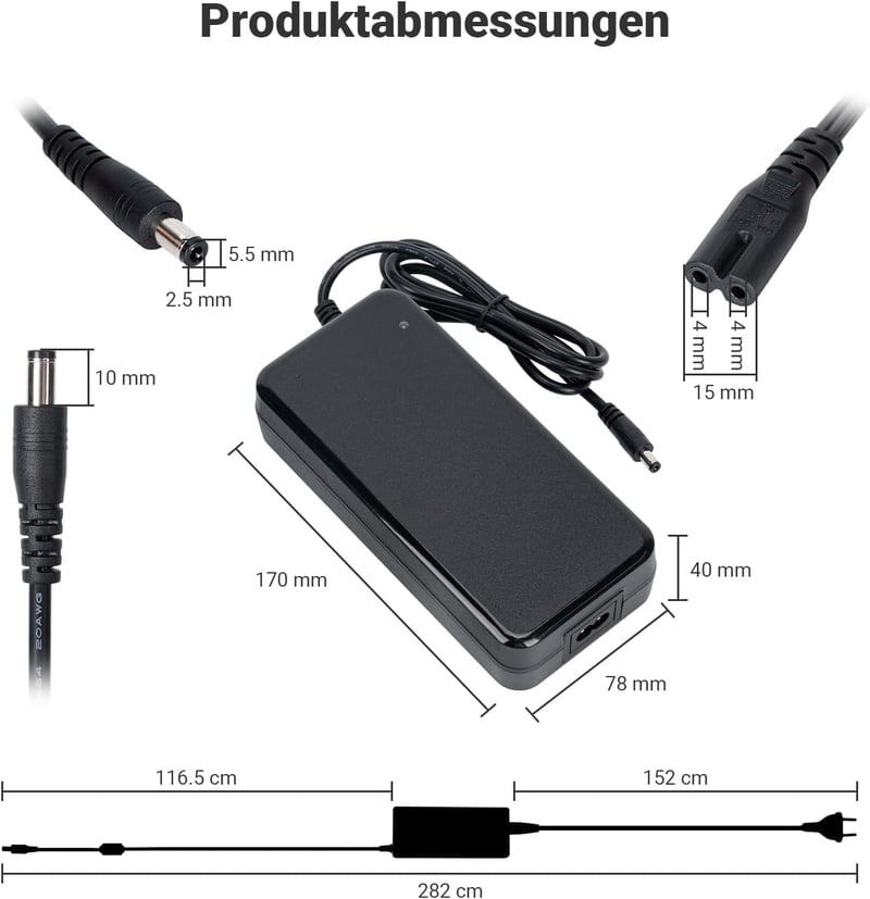 Fosi Audio 48V 5A tápegység Bluetooth sztereó erősítőkhöz és mini Hi-Fi rendszerekhez