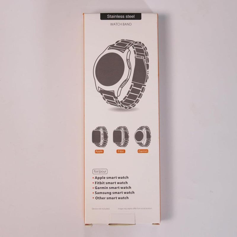 Samsung Galaxy Watch 4 fekete rozsdamentes acél óraszíj - Újracsomagolt