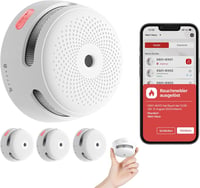 X-Sense WiFi-s füstérzékelő, 3 db, okos, cserélhető elemmel, TÜV tanúsított 1