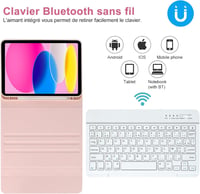 iPad Bluetooth Billentyűzet - KBCASE Rózsaszín 3