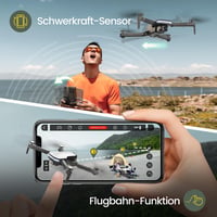 Holy Stone HS280 Összecsukható Drón 1080P HD Kamerával - FPV, Hanggal és Gesztussal Irányítható, 2 Akkumulátorral, Hosszú Repülési Idővel, G 3