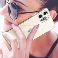 Apple iPhone 12 Pro Max Átlátszó Szilikon Tok Kijelzővédő Fóliával 7