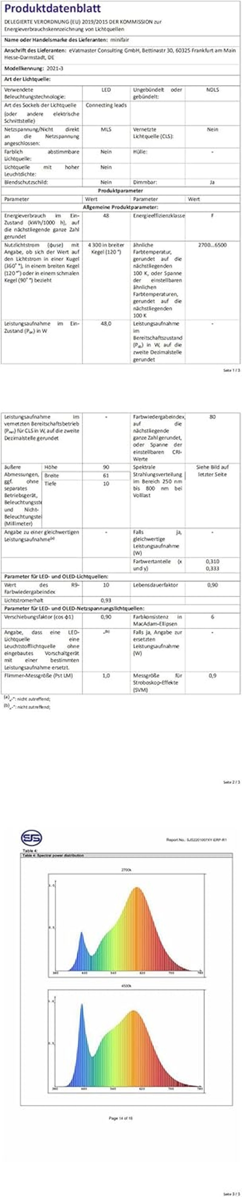 minifair Ovális LED Mennyezeti Lámpa - Fekete Távirányítós Dimmelhető Csillár 48W 4300lm Nappali, Hálószoba, Étkező és Konyha Világításhoz