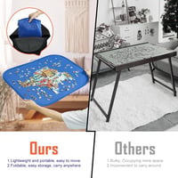 HXMARS Nagy Összehajtható Puzzle Tároló Alátét 1000 Darabos, Lila 5