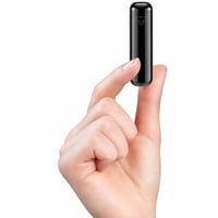 hganus Mini Power Bank 5000 mAh kompaktná externá nabíjačka čierna, výstup 2.4A, iPhone — Chýba micro USB kábel (stav: pozri 2. obrázok) 1