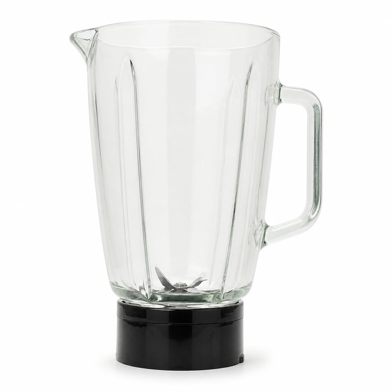 Cecotec Power Black Titanium 2200MAX Smooth Turmixgép Üvegkancsó – Alkatrész, Hőálló Üveg, 2200W Turmixhoz, Jégzúzó és Smoothie Funkcióhoz