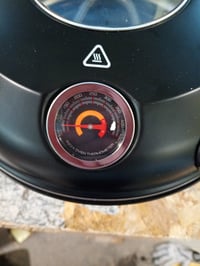 Cuptor de pizza electric NutriChef cu piatră de 30 cm, 1200 W, până la 426°C, încălzire superioară și inferioară, controlul temperaturii, plită detașabilă 10