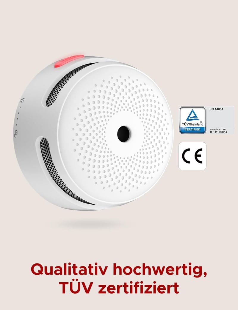 X-Sense WiFi-s füstérzékelő, 3 db, okos, cserélhető elemmel, TÜV tanúsított