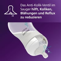 Philips Avent Natural Response Újszülött Ajándékszett - 4 Cumisüveg, Ultra Puha Cumi és Üvegmosó Kefe, 0-12 Hónapos Babáknak, BPA-mentes 6