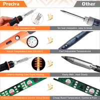 Állítható hőmérsékletű pirográf készlet fára és bőrre, DIY ajándékszett 3