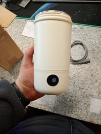 Rauwseul 400 ml Utazó Vízforraló Hideg-Meleg Tejhabosítóval, 3 Keverési Fokozat, 6 — Tejhabosító nélkül (állapot: lásd a 2. képet) 3