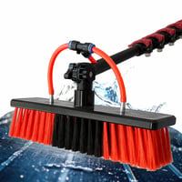 Set perie de spălat telescopică PAKSU 4,6 m - pentru sisteme PV, jgheaburi, grădini de iarnă și curățarea geamurilor - incomplet (stare: vezi a 2-a imagine) 1