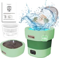 SuLiao 15L Mini Mosógép 2in1 Centrifugával Utazáshoz Lakókocsiba Kollégiumi 1
