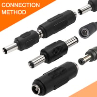 KUOQIY 12 db 5.5 x 2.1 mm DC Csatlakozó Készlet - Apa-Apa és Anya-Anya Adapterek CCTV Kamerákhoz, Autós Monitorokhoz 4