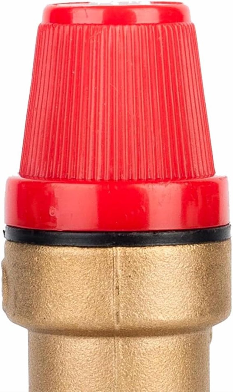 G1/2" Biztonsági Szelep - 6 Bar Nyomáscsökkentő Sárgaréz Szelep Ivóvízhez, Olajhoz, Gázhoz, DN15 M