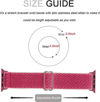 Apple Watch rózsaszín nylon szíj 38-41 mm-es modellekhez 3