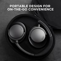 1More SonoFlow Zajszűrős Bluetooth Fejhallgató, 70 Órás Üzemidő, LDAC Hi-Res Vezeték Nélküli Hang, Fülre Illeszkedő, Tiszta Hívások, EQ Beál 7