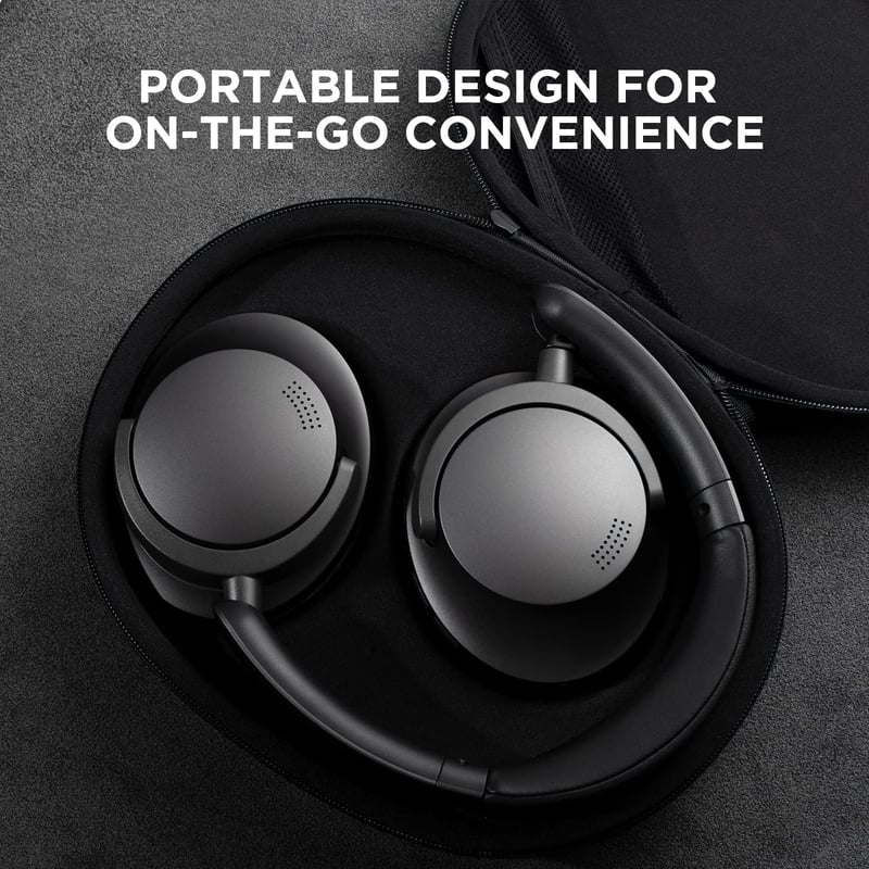 1More SonoFlow Zajszűrős Bluetooth Fejhallgató, 70 Órás Üzemidő, LDAC Hi-Res Vezeték Nélküli Hang, Fülre Illeszkedő, Tiszta Hívások, EQ Beál