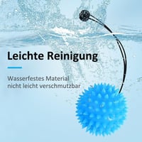 MISITU Kézerősítő Edzőlabda Szett - 2 db Kék Masszázslabda Kézterápiához, Ujjerősítő, Rehabilitációs Edzés, Stresszoldó Kézizom Erősítő 6
