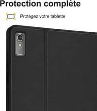 SENGBIRCH Bluetooth Billentyűzetes Tok Lenovo Tab P11 2 Gen 11.5" Tablethez - Levehető AZERTY Francia Billentyűzet, Védőtok, Fekete 6