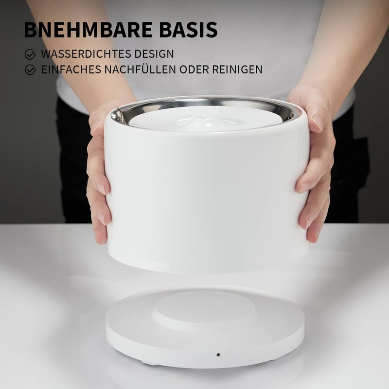 PETKIT Automata Vezeték Nélküli Ivókút - 1,8L Rozsdamentes Acél Itató Kutyáknak és Macskáknak, Bluetooth Applikációval, Éjszakai Móddal

AI: