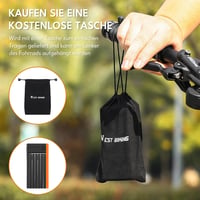 CYCLESPEED Összecsukható Kerékpárzár Tartóval - 63 cm Edzett Acél, 360° Forgatható Zárfej, 3 Kulcs, Könnyű E-Roller Lakat Táskával 6