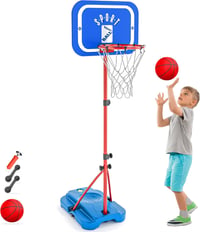 GILIKOKO Állványos Kosárlabda Hoop Gyerekeknek 110-190cm Állítható 1