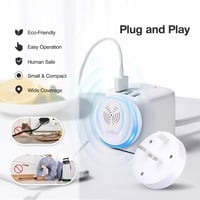 bubbacare Ultrahangos Rovarriasztó Szett 6db - Elektromos Kártevőűző Egerek, Szúnyogok, Pókok, Csótányok Ellen - Energiatakarékos Otthoni Vé 7