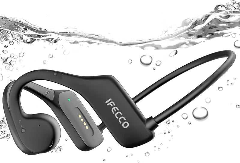 IFECCO Bone Sound Bluetooth 5.3 vízálló csontvezetéses fülhallgató 32GB MP3 sporthoz