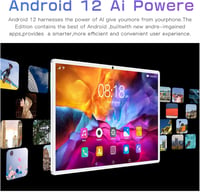 Tonysa 10,1" Android 12 Tablet - 5G WiFi, 10 magos, 6GB/128GB, Ezüst 3