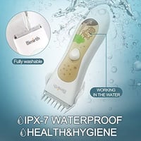 Bimirth Gyerekbarát Vezeték Nélküli Hajvágó - Csendes, Vízálló, USB Töltős, 3 Fésűvel 4