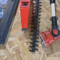 Akumulátorové teleskopické nožnice na živý plot Einhell GE-HH 18/45 Li T, dĺžka čepele 45 cm, diamantové brúsené oceľové čepele, 18 V PXC, bez akumulátora (používané) 2