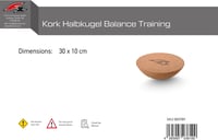F2 Balance Board Cork félgömb 30x10cm - Egyensúlyozó tréner jóga és fitness 2