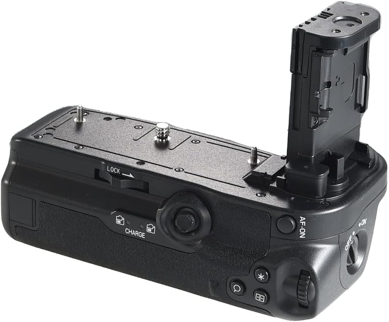 DSTE BG-R10RC Akkumulátor Markolat és Távirányító Canon EOS R5 R5C R6 R6 Mark II Fényképezőgépekhez - Joystick AF Pontválasztóval