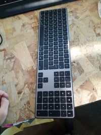 Tastatură Bluetooth OMOTON KB515 pentru Mac, Wireless QWERTZ, Gri (Space Grey) - Mouse — fără stick (stare: vezi a 2-a imagine) 2