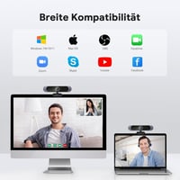 DEPSTECH DW49 Pro 4K Webkamera Távirányítóval - Ultra HD Felbontás, Windows és Mac Kompatibilis, Asztali Videóhívásokhoz 7