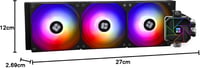Thermalright Aqua Elite 360 V3 Folyékony CPU Hűtő, 360mm Radiátor, 3x120mm PWM Ventilátor, AMD/Intel Kompatibilis, Alacsony Zajszintű Vízhűt 7