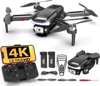 Wipkviey B15 Drón 4K Kamerával - Kefe Nélküli Motorral, 36 Perces Repülési Idő, Útvonaltervezés, 3D Flip Funkció, Összecsukható Könnyű Drón  1